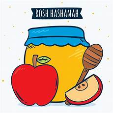 Rosh Hashanah Clipart by Rosh Hashanah Element Vector Free Rosh Hashanah Clipart