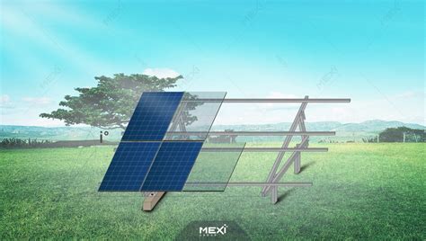 Talajra telepített napelem tartószerkezet rendszerek – MEXI® Steel