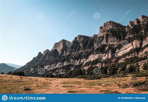 Beautiful Landscape of the Pyrenees Mountain Range. Stock Photo - Image ...
