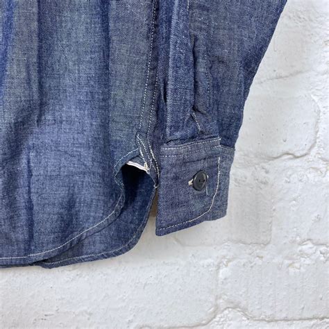 fullcount | 4810-22 basic chambray shirt indigo – stuf|f-official