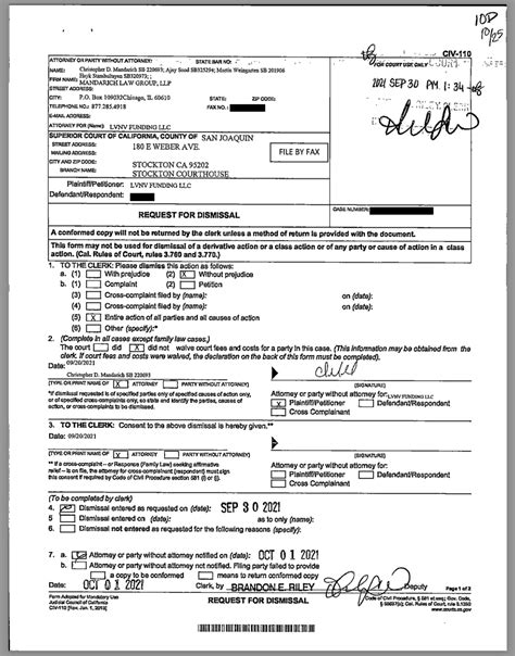 What Is a Request for Dismissal? | Solo Blog