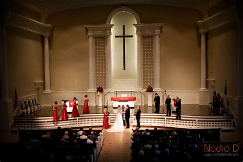 A view from above the sanctuary at Dunwoody United Methodist Church.