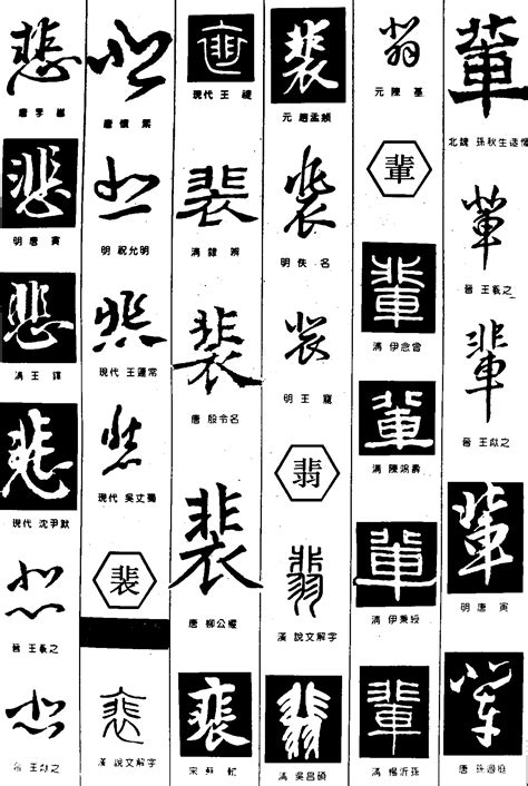 每日一字 | 【百家姓】裴：其一生以诗文见称，是盛唐著名的山水田园诗人之一。