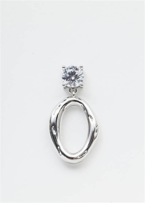 Silver MOON 2 Earring - Single – 017 Shop