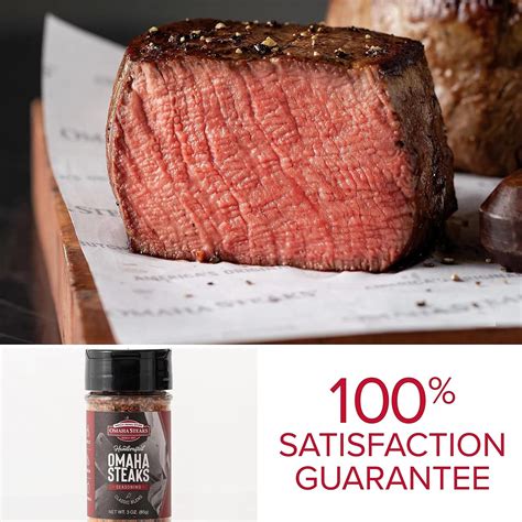 Triple-Trimmed Filet Mignons + Seasoning | Omaha Steaks