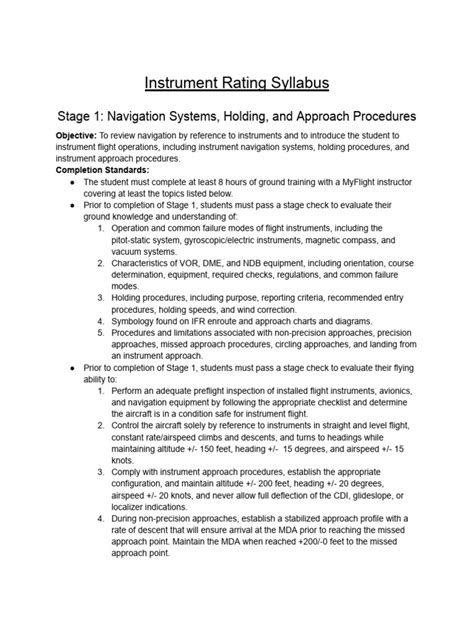 Image result for Instrument Rating Course