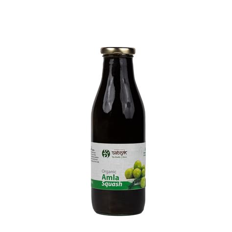 S Siddhagiri's SATVYK THE HEALTH re STORE Amla Squash (500ml) - No ...