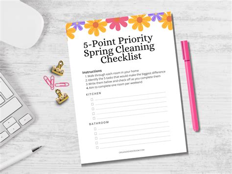 Spring Cleaning Checklist 的图像结果