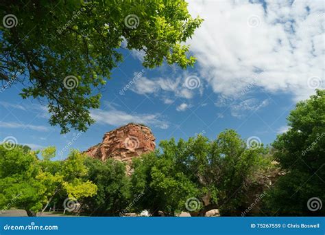 Ayres Natural Bridge Park Converse County Wyoming LaPrele Creek Stock ...