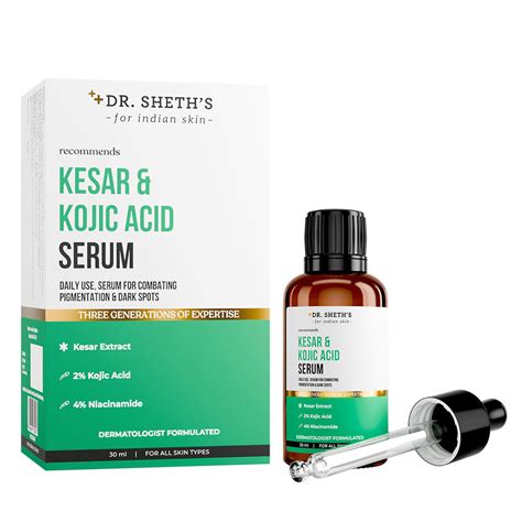 Kesar & Kojic Acid Serum - 30ml – Dr Sheth's