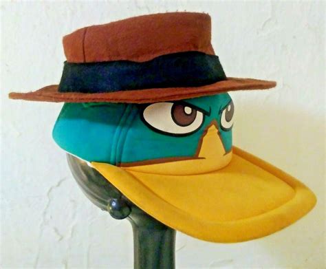 Phineas & Ferb Perry the Platypus Hat On Cap Walt Disney Parks Souvenir ...