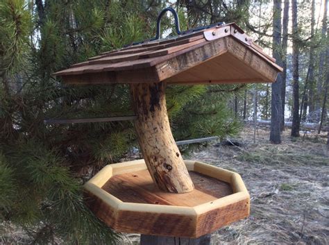 Unique wooden bird feeders ~ Sitting Wood Plans