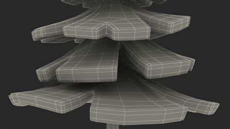 3D model Fur Tree Cartoon Style Handpaint Texture | 3D Molier International