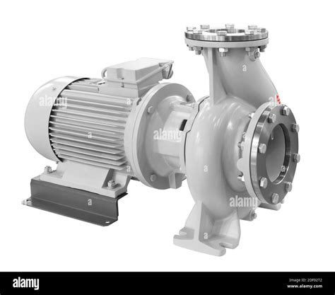 Industrial high-pressure water pump with electric motor drive Isolated ...