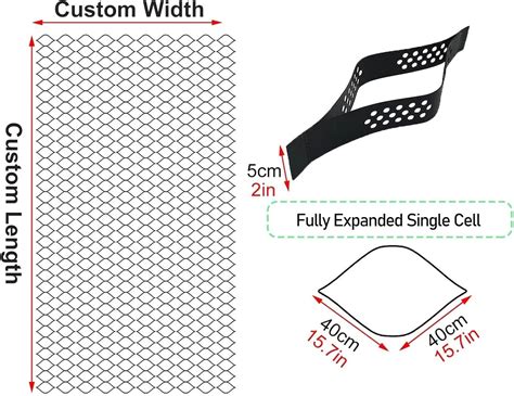Honeycomb Geo Grid for Walkway Paths, Permeable | Ubuy India