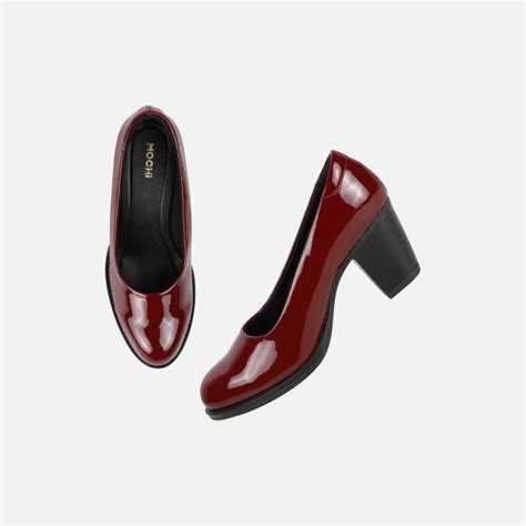 Buy Mochi Women Maroon Formal Pumps Online | SKU: 31-444-44-37 – Mochi ...