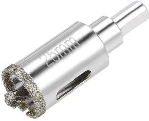 AS TOOL CENTER 25mm Glass Hole Saw Core Drill Bit with Spotting Drill ...
