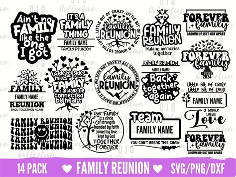 Family reunion svg bundle family reunion shirt svg family tree svg ...