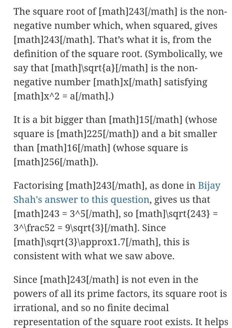find the square root of 243 by using prime factorization - Brainly.in