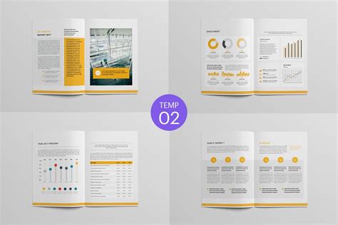 Editable Brochure Templates Bundle, Company Profile, A4 (100+ Pages) - Etsy