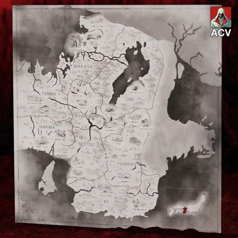 Here's the full map of Assassin's Creed Shadows! : r/assassinscreed