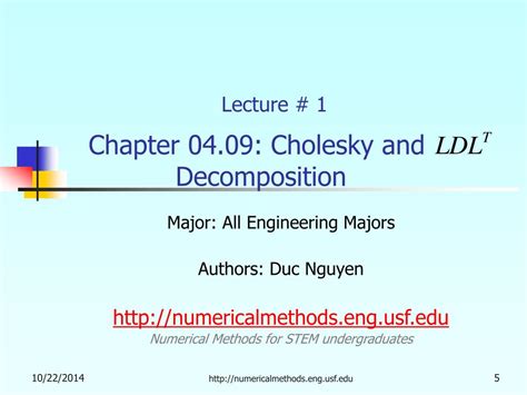 Image result for Cholesky Methods Numerical Methods