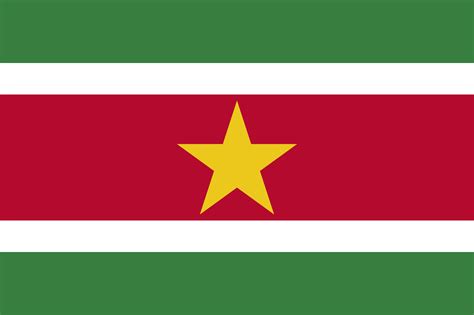 Suriname Flag Vector – Free Download – Flags Web
