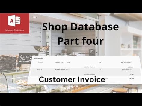 Image result for MS Access Create a Invoice