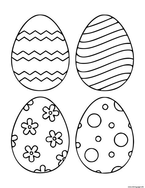 Easter Egg Pattern Printable - Printable Word Searches