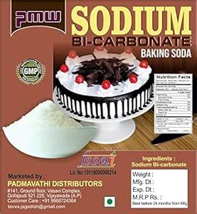 Pmw - Sodium BiCarbonate - 500g : Amazon.in: Industrial & Scientific