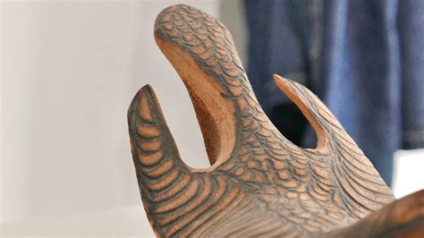 vintage aborijinal wooden bird | general store 白布（しらふ/sirafu.)