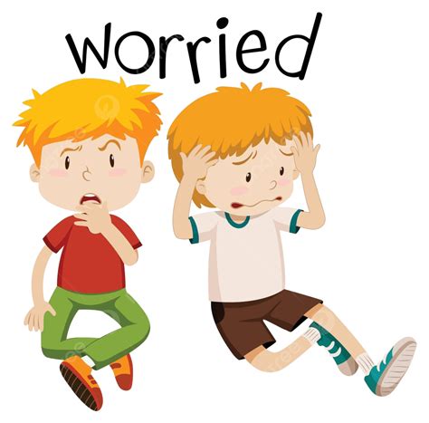 English Vocabulary Of Worried Perturbed Alphabet Image Vector ...