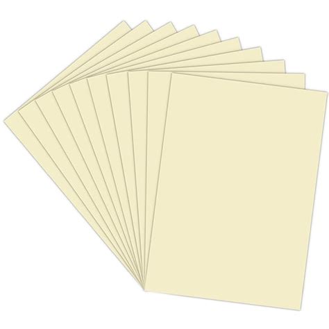 Lakeer A4 Color Paper 20 Sheets (Cream) Premium Colour 180 GSM Pack for ...