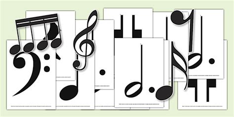 Music Notes Cut Out 的图像结果