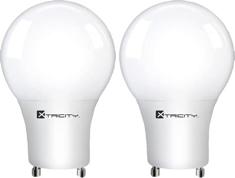 Xtricity GU24 LED A19 Two Prong Light Bulb, Bi-Pin Base, Dimmable, 10W ...