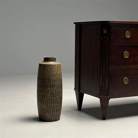 Gunnar Nylund, Swedish Mid-Century Modern, Large Floor Vase, Stoneware ...