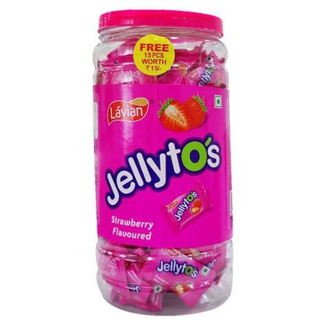Buy Lavian Jellytos Strawberry Flavour Chocolate Jar Online at ...