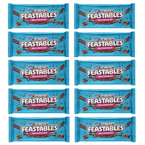 Mr Beast Feastables MrBeast Chocolate Bar - Milk India | Ubuy