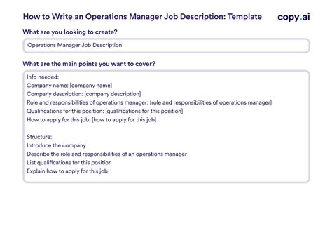 Operations Manager Job Description 的图像结果