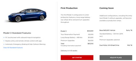 First look at Tesla Model 3 Canadian configurator with price structure ...