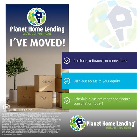 I moved to Planet Home Lending! I am still committed to helping you along your home loan journey ...