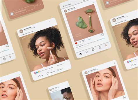 Free Multi Social Media Screens Mosaic Mockup PSD - Good Mockups