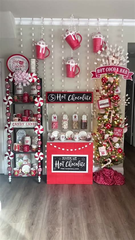 Christmas Hot Cocoa Bar☕️ | Christmas hot chocolate bar, Hot cocoa bar ...