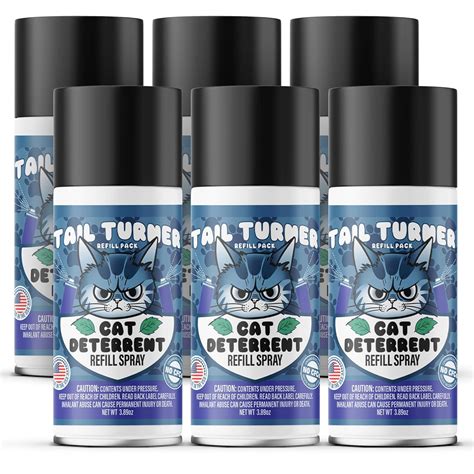 ForgeLux Tail Turner Cat Deterrent Spray Refill Pack - Motion-Activated ...
