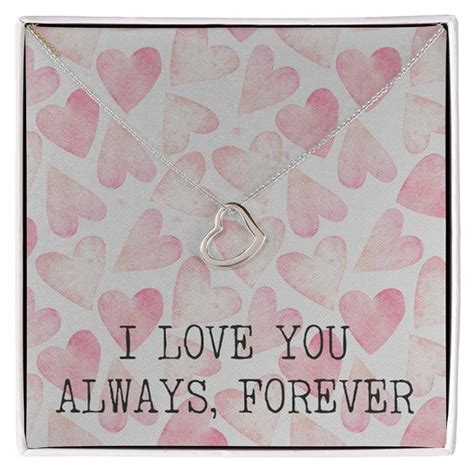 Buy Romantic Gift for Wife or Girlfriend - Pure Silver Necklace Gift ...