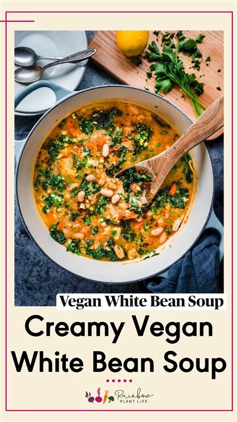Vegan white bean soup – Artofit