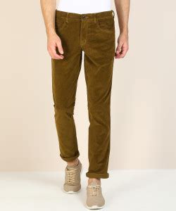 PARX Tapered Men Khaki Trousers - Buy PARX Tapered Men Khaki Trousers ...