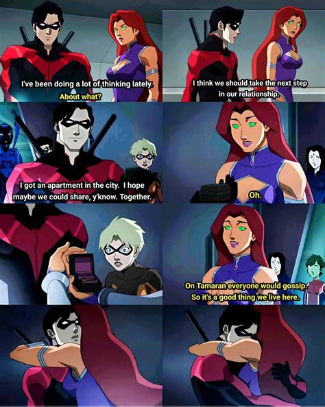 Nightwing and Starfire - Dickkory | Nightwing and starfire, Teen titans ...