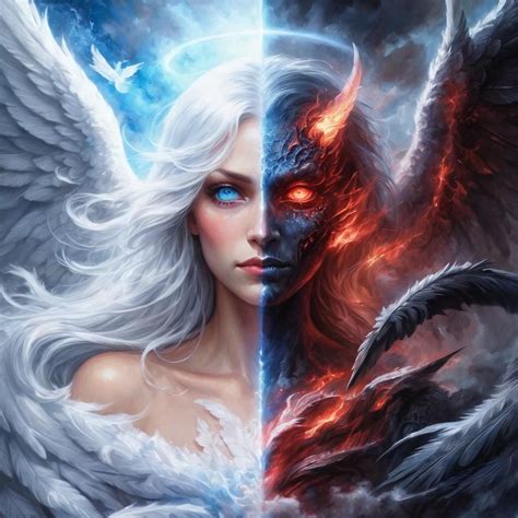 Half Angel Half Demon Wallpaper