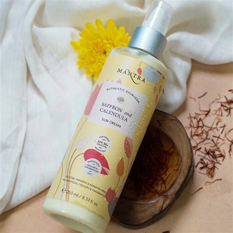 Saffron And Calendula Sun Cream – Mantra Herbal